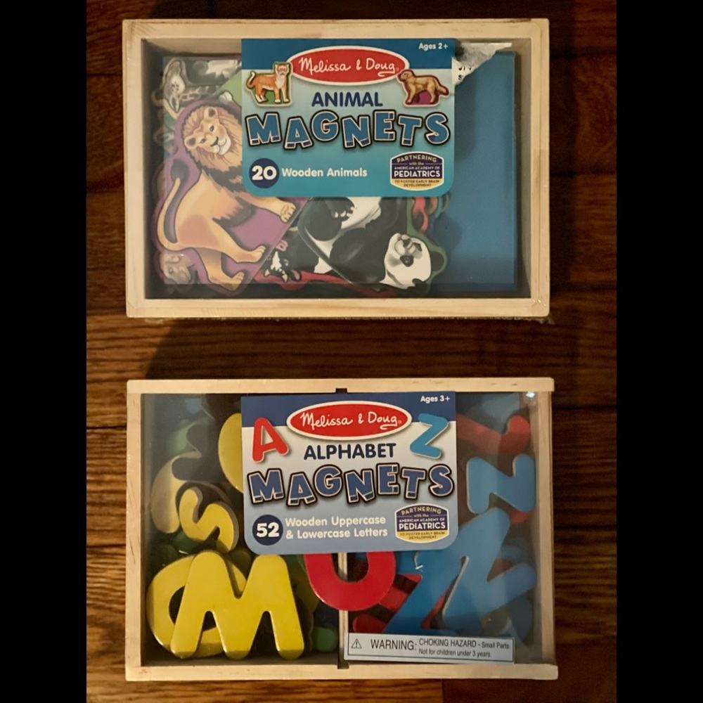 Melissa & Doug magnet letters animals BRAND NEW